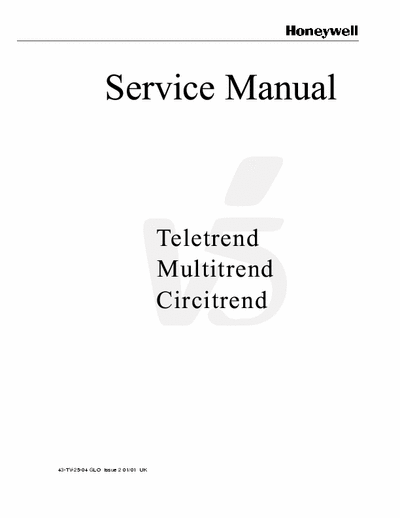 honeywell teletrend service manual teletrend v5